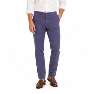 J.Crew Stretch Chino Pants Men 32x32 Lavender Blue Cotton Resort Business Casual